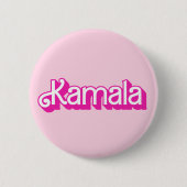 Kamala Pink Ronde Button 5,7 Cm (Voorkant)
