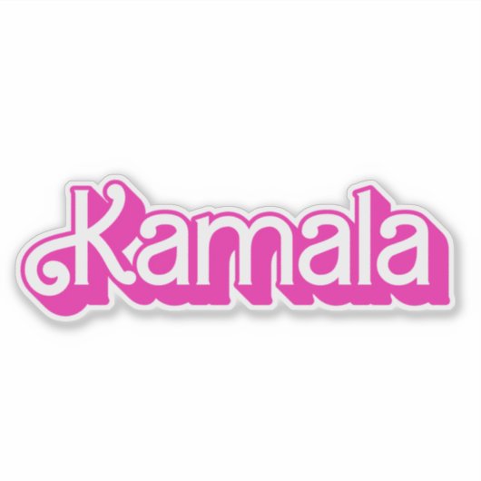 Kamala Pink Sticker (Voorkant)