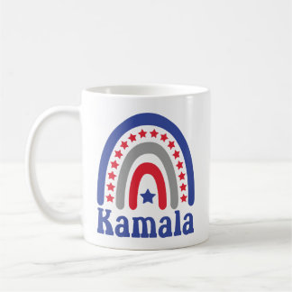 Kamala Politieke Boho Patriottische Regenboog Retr Koffiemok