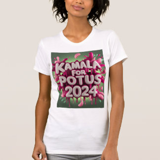 Kamala Potus 2024 - roze en groen T-shirt