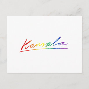 Kamala Pride Signature Briefkaart
