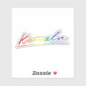 Kamala Pride Signature Sticker (Vel)