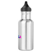 Kamala Rainbow Gradient Typografie Modern Pride Waterfles (Rechts)