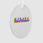 Kamala Retro Pride Ornament (voorkant)