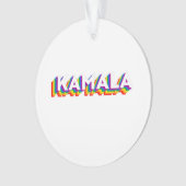 Kamala Retro Pride Ornament (voorkant)