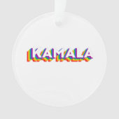 Kamala Retro Pride Ornament (voorkant)