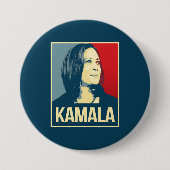 KAMALA RONDE BUTTON 7,6 CM (Voorkant)