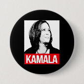 KAMALA RONDE BUTTON 7,6 CM (Voorkant)