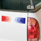 Kamala rood wit blauw typografie patriottisch bumpersticker (Op Truck)