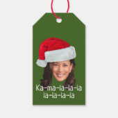 Kamala Santa Hat - Biden Harris 2020 grappige vaka Cadeaulabel (Voorkant)