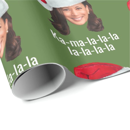 Kamala Santa Hat - Biden Harris 2020 grappige vaka Cadeaupapier (Rol Hoek)