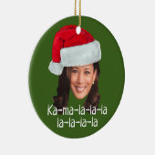 Kamala Santa Hat Biden Harris 2020 grappige vakant Keramisch Ornament (Rechts)