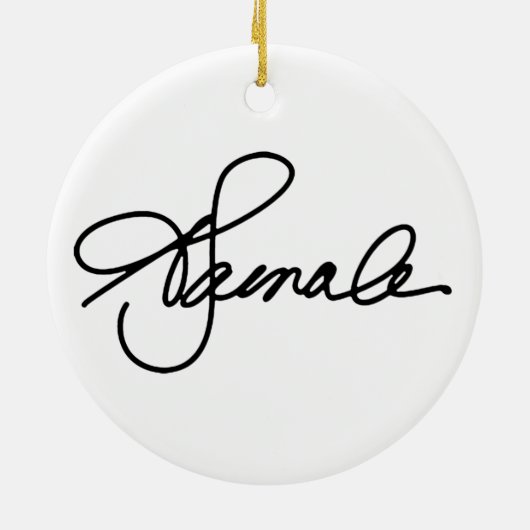 KAMALA Signature Keramisch Ornament (Achterkant)