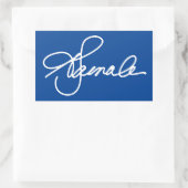 KAMALA Signature Rechthoekige Sticker (Tas)