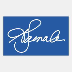 KAMALA Signature Rechthoekige Sticker