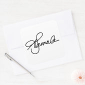 KAMALA Signature Vierkante Sticker (Envelop)