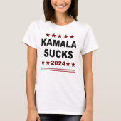 Kamala Sucks 2024 Funny Meme T-shirt (Voorkant)