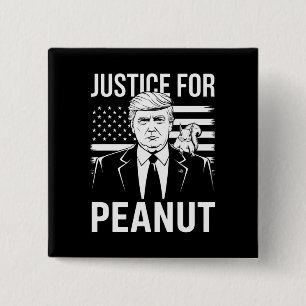 Kamala Trump 2024 Verkiezing Ik Heb Niet Op Hem Ge Vierkante Button 5,1 Cm