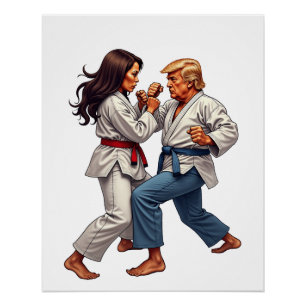 Kamala Trump vecht 2024 Perfect Poster