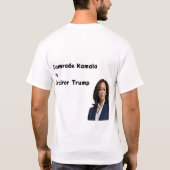 Kamala verrader Trump Humor T-shirt (Achterkant)