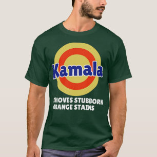 Kamala verwijdert hardnekkige Oranje vlekken Kamal T-shirt