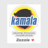 Kamala verwijdert hardnekkige Oranje vlekken Sticker (Vel)