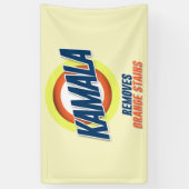 Kamala verwijdert Oranje vlekken Spandoek (Verticaal)