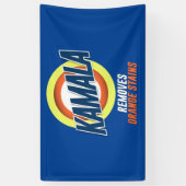 Kamala verwijdert Oranje vlekken Spandoek (Verticaal)