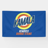 Kamala verwijdert Oranje vlekken Spandoek (Horizontaal)
