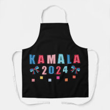Kamala voor 2024. Zwarte kleur. Volledige Bedrukki