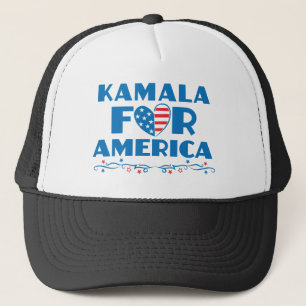 Kamala voor Amerika 2024 President Patriottisch Ha Trucker Pet