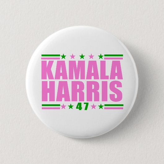 Kamala voor Button President (Voorkant)