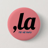 Kamala voor de Democratische Volkspartij Ronde Button 5,7 Cm (Voorkant)