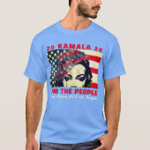 Kamala voor de mensen 2024 T-shirt (Voorkant)