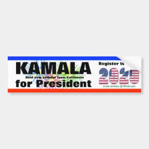 KAMALA VOOR PRESIDENT - 2020 - BUMPERSTICKER