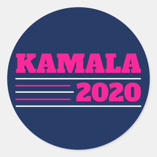 Kamala voor President 2020 Ronde Sticker (Voorkant)