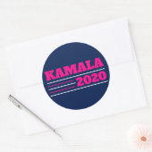 Kamala voor President 2020 Ronde Sticker (Envelop)