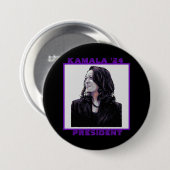 Kamala voor President 2024 Ronde Button 7,6 Cm (Voorkant /achterkant)