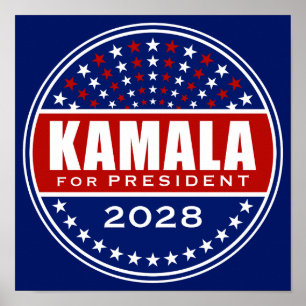 Kamala voor President 2028 Poster