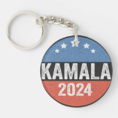 Kamala Voor President Kamala Verkiezing 2024 Sleutelhanger (Voorkant)