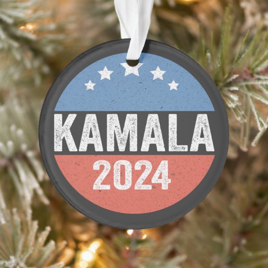 Kamala voor President Kamala Verkiezingen 2024 Ornament (Boom)