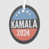 Kamala voor President Kamala Verkiezingen 2024 Ornament (voorkant)