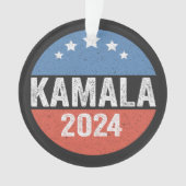 Kamala voor President Kamala Verkiezingen 2024 Ornament (voorkant)