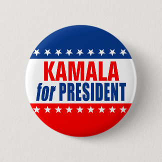 "KAMALA voor PRESIDENT" Ronde Button 5,7 Cm