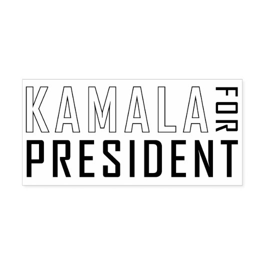 KAMALA VOOR PRESIDENT RUBBERSTEMPEL (Afrduk)