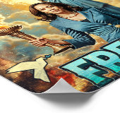 Kamala voor President slogan Statue Liberty Pro Ha Poster (Hoek)