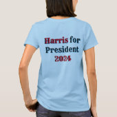 Kamala voor President T-shirt (Achterkant)