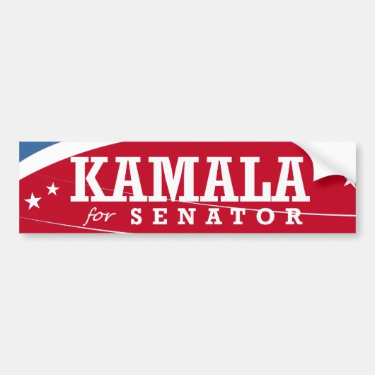 KAMALA VOOR SENATOR BUMPERSTICKER (Voorkant)