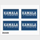 KAMALA VOOR SENATOR RECHTHOEKIGE STICKER (Vel)