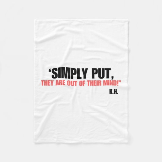 Kamala Vote Harris Waltz 2024 Kamala Fo Fleece Deken (Voorkant)